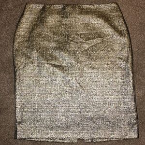 New York & Company Metallic Pencil Skirt sz 18